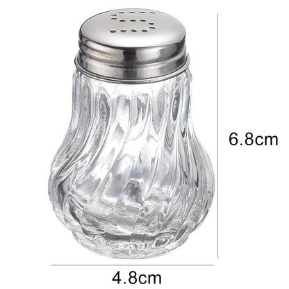 Salt Pepper Shaker Classic Vintage Glass Set of 2