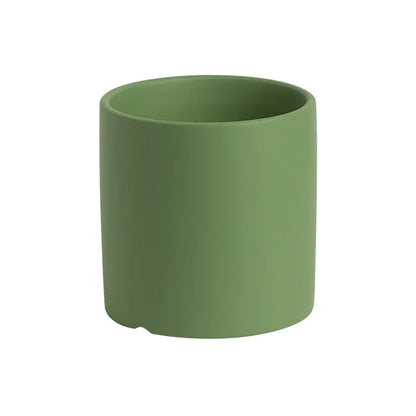 Colourful Ceramic Planter Pot with Drainage Hole | Matte Finish Indoor Succulent Pot | No Tray