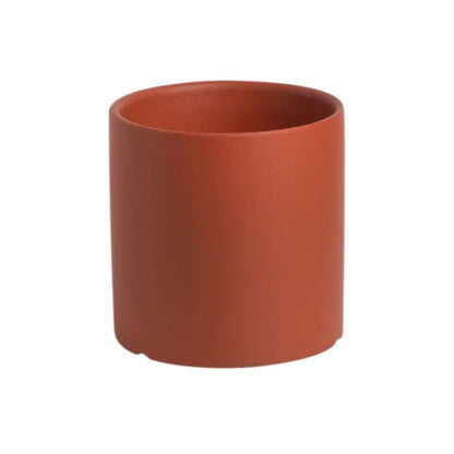 Colourful Ceramic Planter Pot with Drainage Hole | Matte Finish Indoor Succulent Pot | No Tray