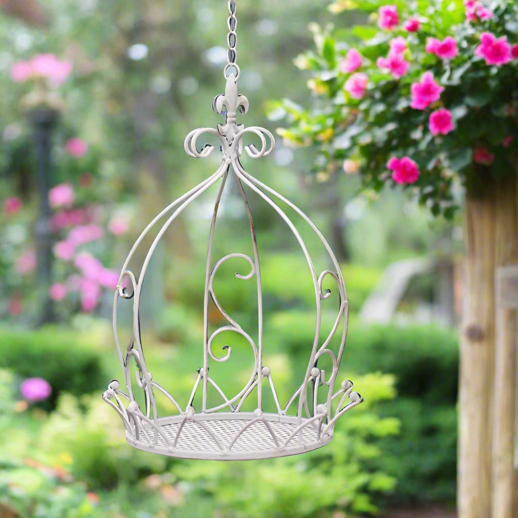 Planter Pot Hanging French Provincial Metal