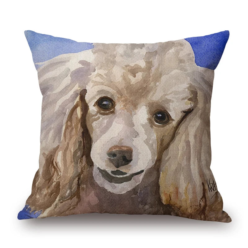 Poodle Lovers Cushion Covers 45cm | Dog Portraits & Gifts for Poodle Lovers