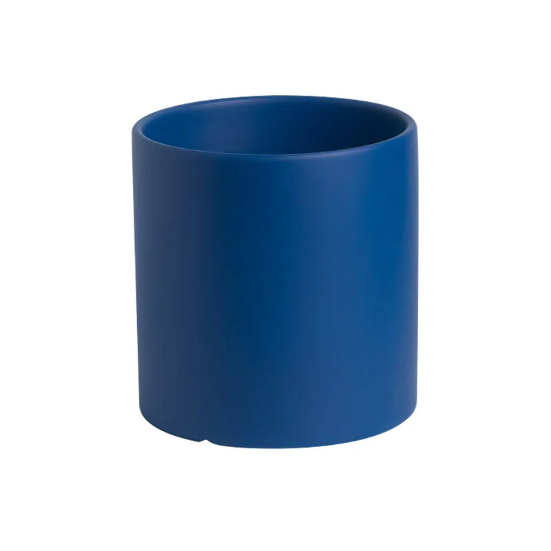 Colourful Ceramic Planter Pot with Drainage Hole | Matte Finish Indoor Succulent Pot | No Tray