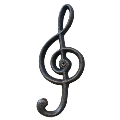 Cast Iron Hook | Music Note Decorative Wall Hook