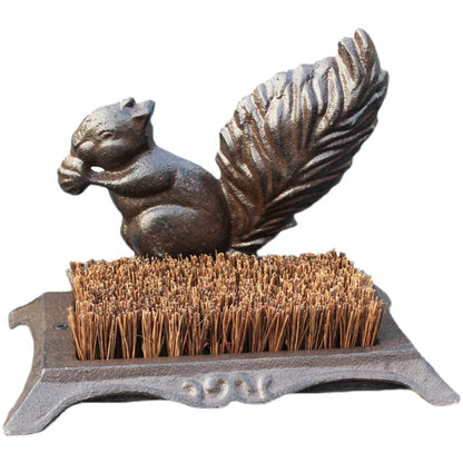 Boot Scraper Squirrel Cast Iron