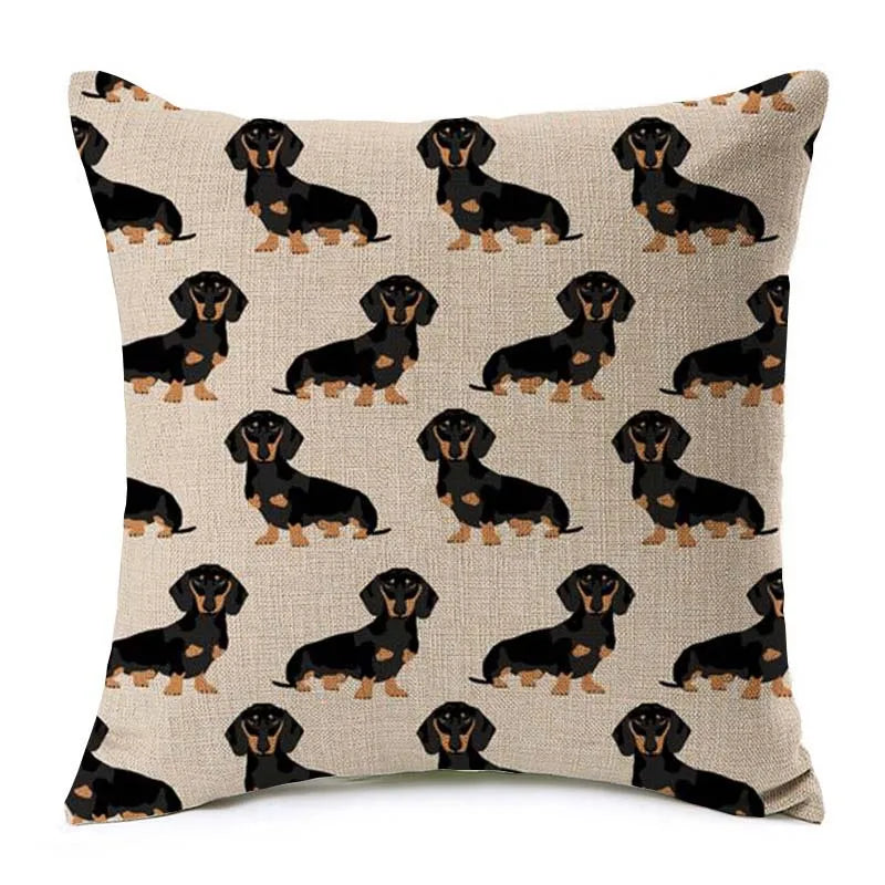 Cushion Cover Dachshund Sausage Dog - Dog Lover Gift