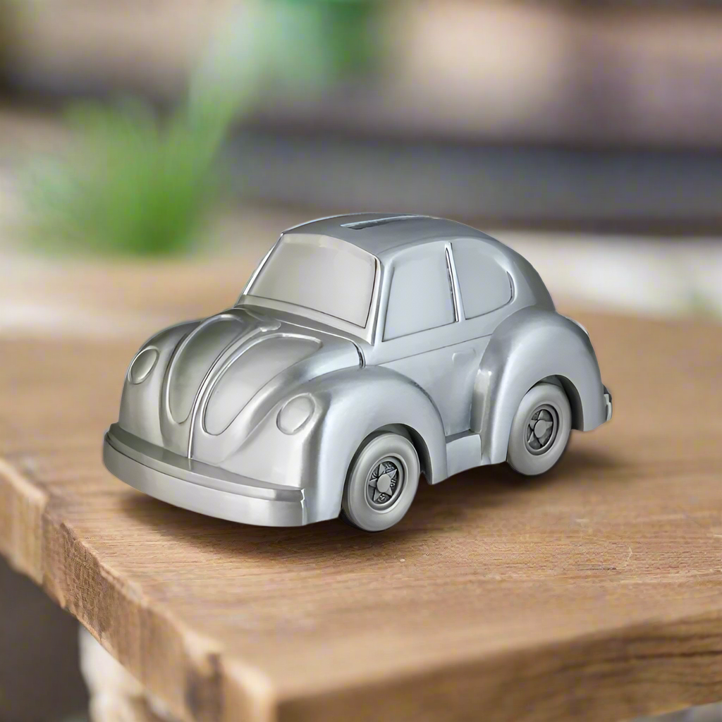 Car Beetle VW Money Box Piggy Bank Savings Ornament