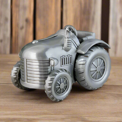 Tractor Farm Money Box Piggy Bank Savings Ornament