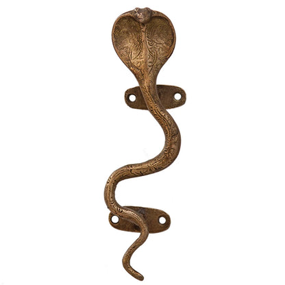 Brass Snake Cobra Door Handle Cabinet Pull Bronze Antique