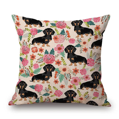 Cushion Cover Dachshund Sausage Dog - Dog Lover Gift