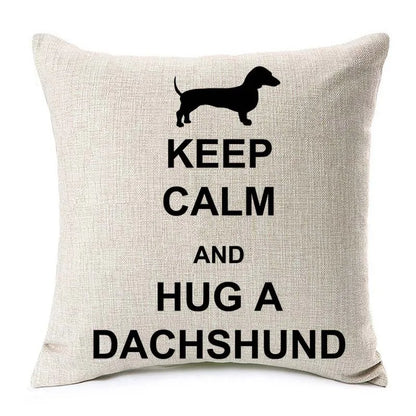 Cushion Cover Dachshund Sausage Dog - Dog Lover Gift