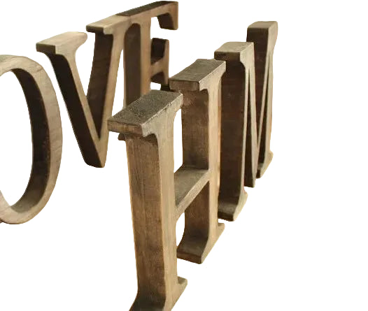 Letter Wooden Free Standing 20cm