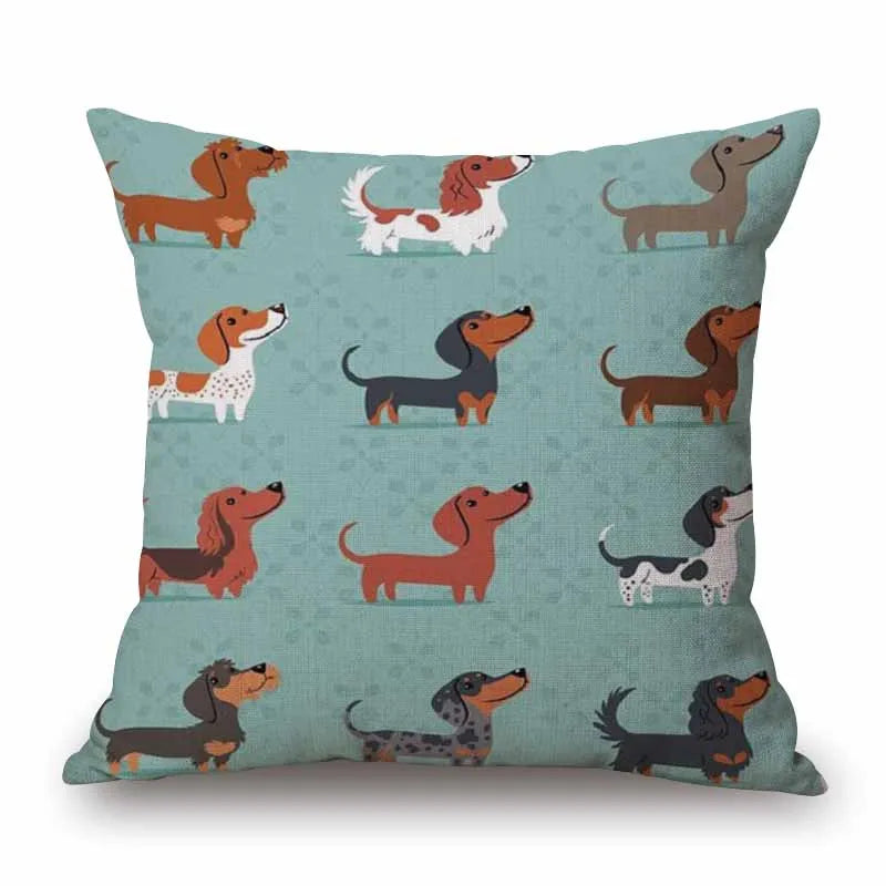 Cushion Cover Dachshund Sausage Dog - Dog Lover Gift