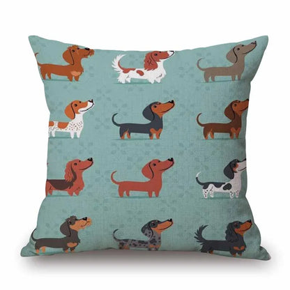 Cushion Cover Dachshund Sausage Dog - Dog Lover Gift