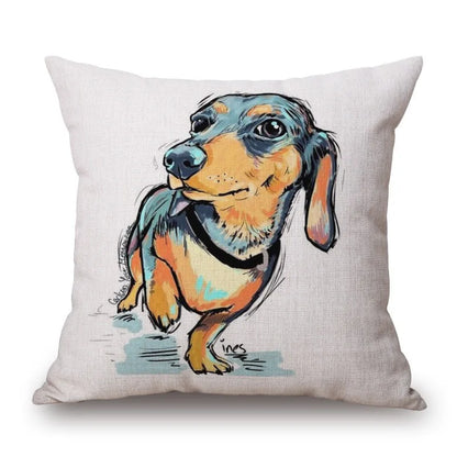 Cushion Cover Dachshund Sausage Dog - Dog Lover Gift