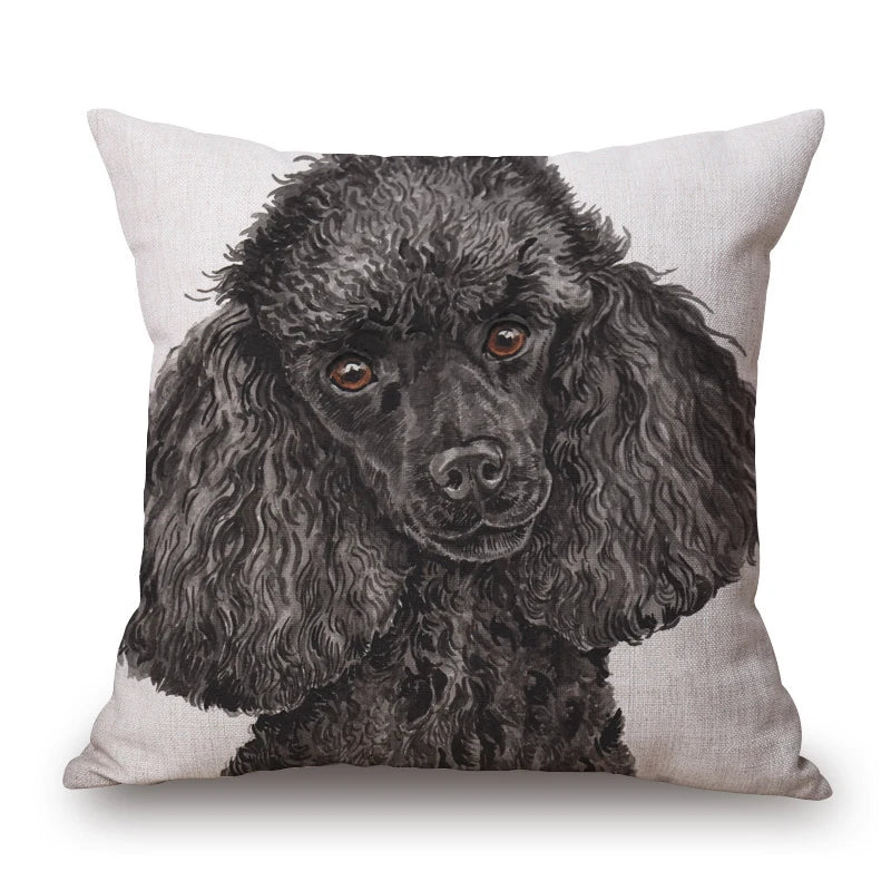 Poodle Lovers Cushion Covers 45cm | Dog Portraits & Gifts for Poodle Lovers