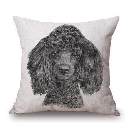 Poodle Lovers Cushion Covers 45cm | Dog Portraits & Gifts for Poodle Lovers