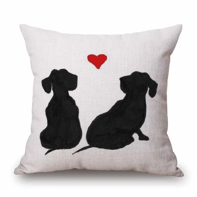Cushion Cover Dachshund Sausage Dog - Dog Lover Gift