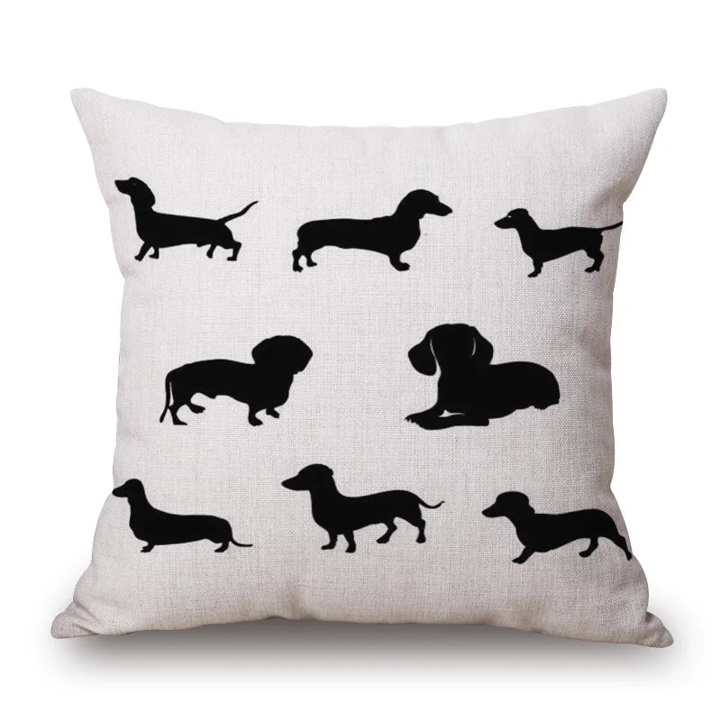 Cushion Cover Dachshund Sausage Dog - Dog Lover Gift