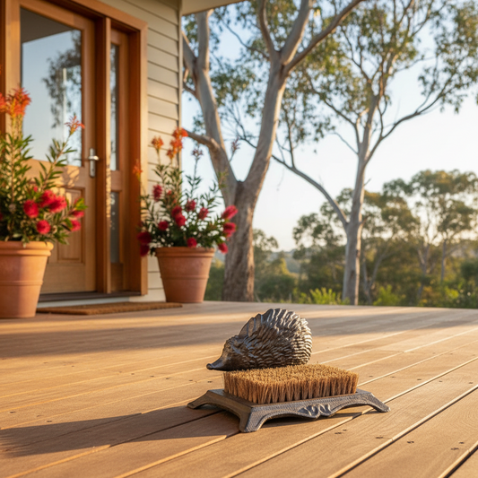 Echidna Boot Scraper Cast Iron - Hedgehog Shoe Scraper Australia