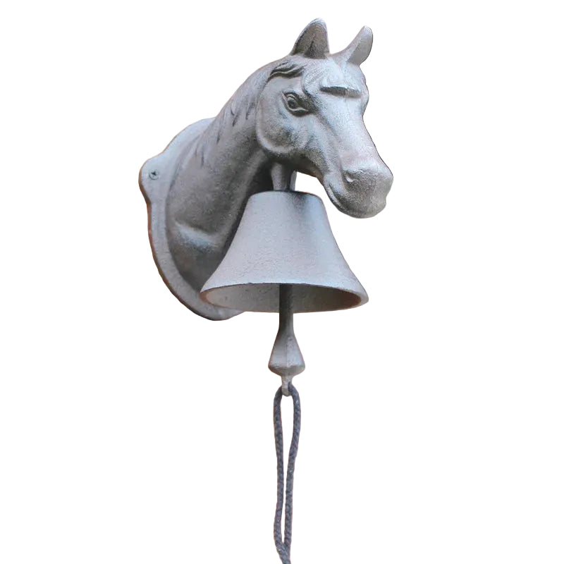 Doorbell Horse Cast Iron Country Farmhouse - 14.8x23x25cm 3.2kg