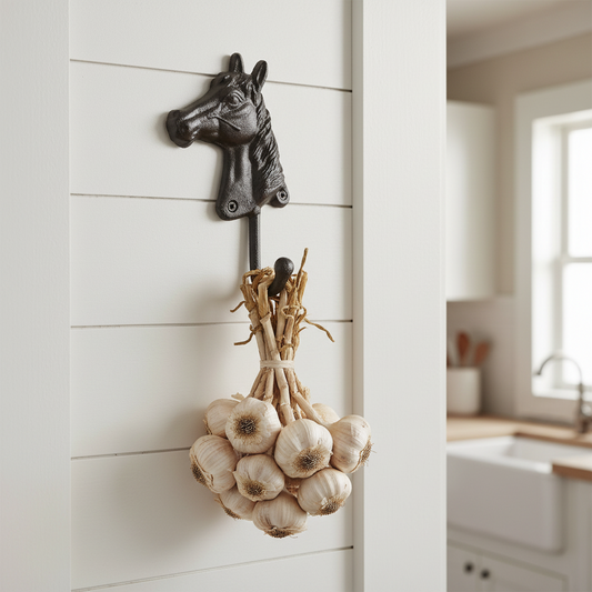 Horse Hook Cast Iron | Farmhouse Country Wall Hook Australia