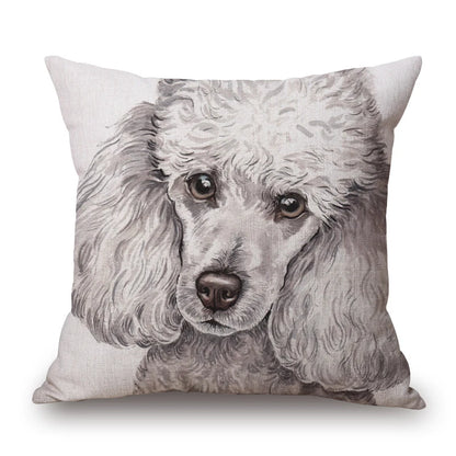 Poodle Lovers Cushion Covers 45cm | Dog Portraits & Gifts for Poodle Lovers