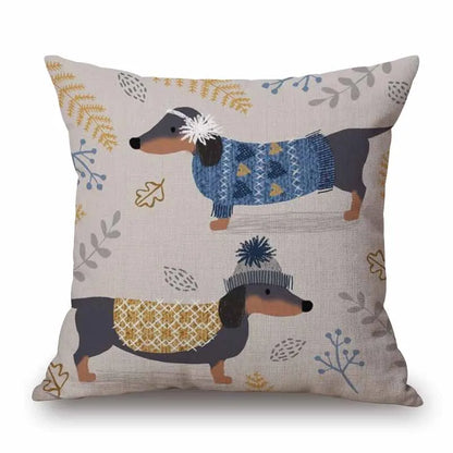 Cushion Cover Dachshund Sausage Dog - Dog Lover Gift