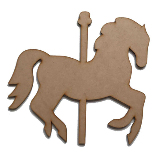 Horse Carousel MDF Wooden DIY Craft - The Renmy Store Homewares & Gifts 