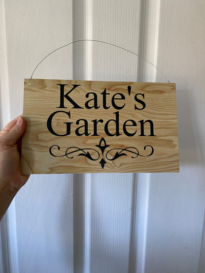 Timber Style Custom Sign - Personalised - Australian Made