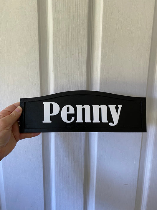 Custom Timber Sign - Personalised The Duck House - Australian Made