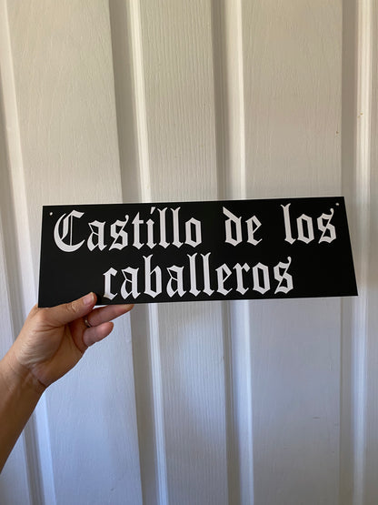 Custom Black White Outdoor Sign - Personalised Signage - Australian Made