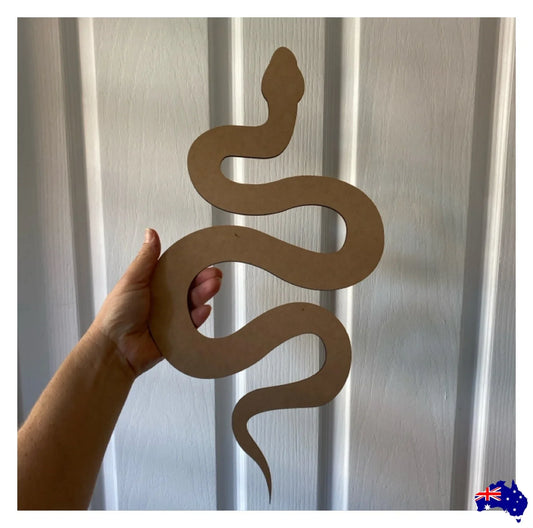 Snake Wooden MDF Acrylic Metal Steel Laser Cut Shape
