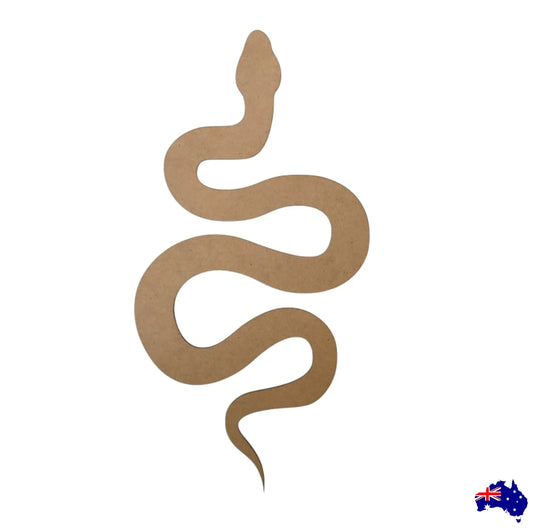 Snake Wooden MDF Acrylic Metal Steel Laser Cut Shape