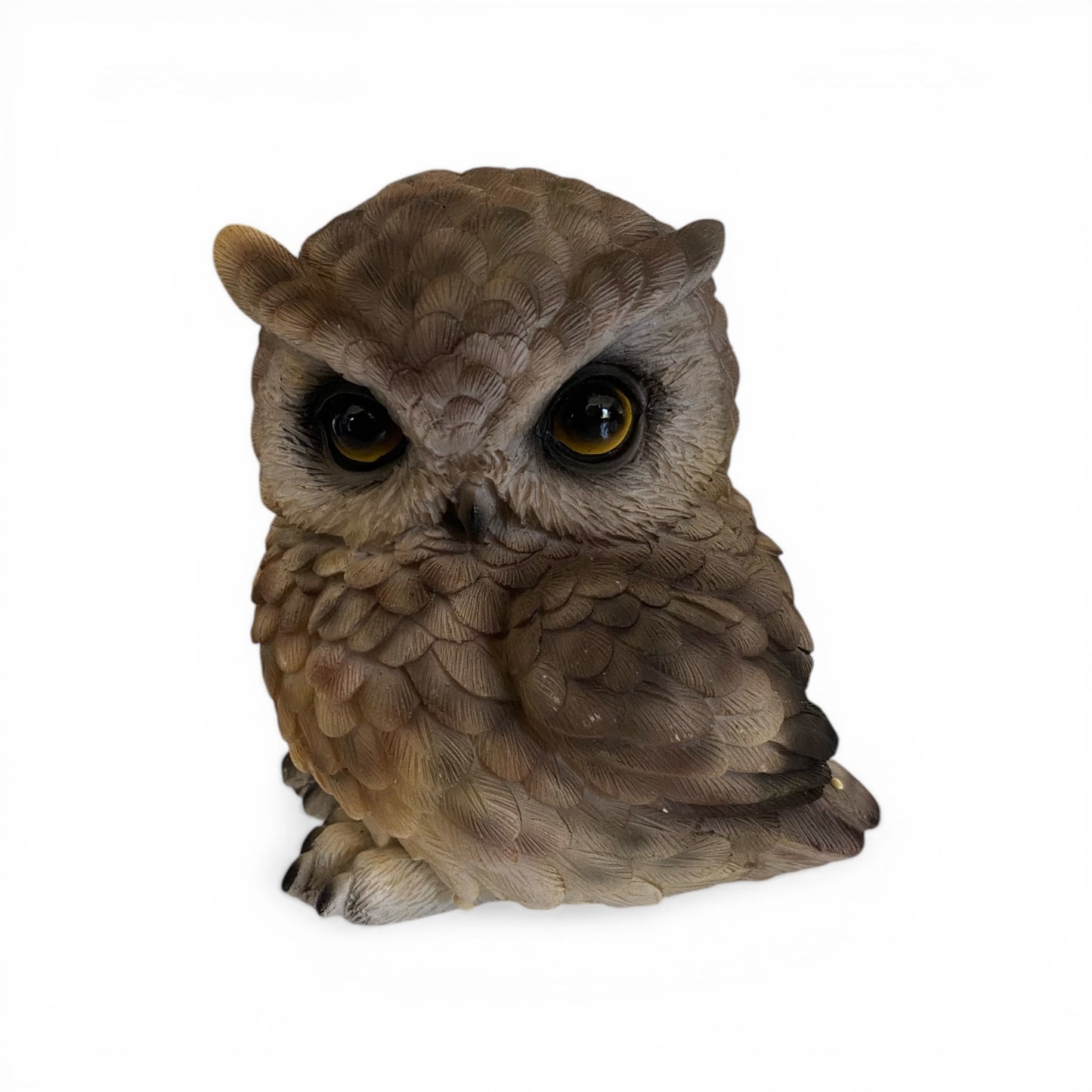 Spirit Brown Owl Resin Figurine | Bird Ornament 11.5cm Home & Garden