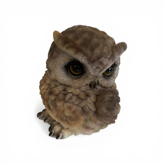 Spirit Brown Owl Resin Figurine | Bird Ornament 11.5cm Home & Garden
