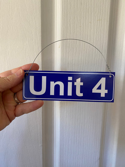 Custom House Number Plate - Personalised Address Sign (8 Colors) Australia