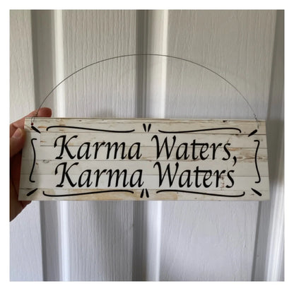 Cabin Custom Personalised French White Sign