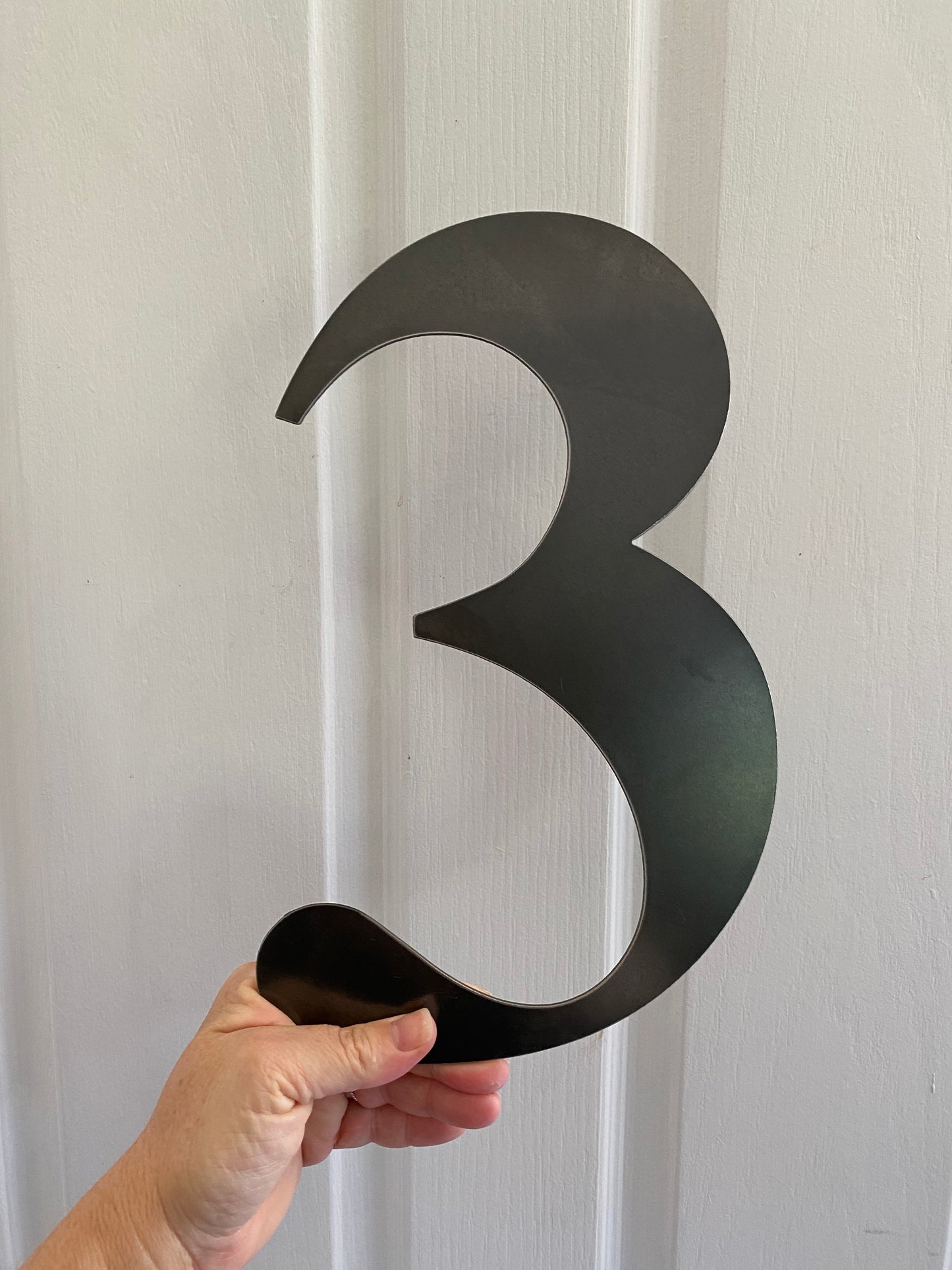 Rusty Metal House Numbers | Cor10 Steel Letterbox Street Address Sign Aussie Made