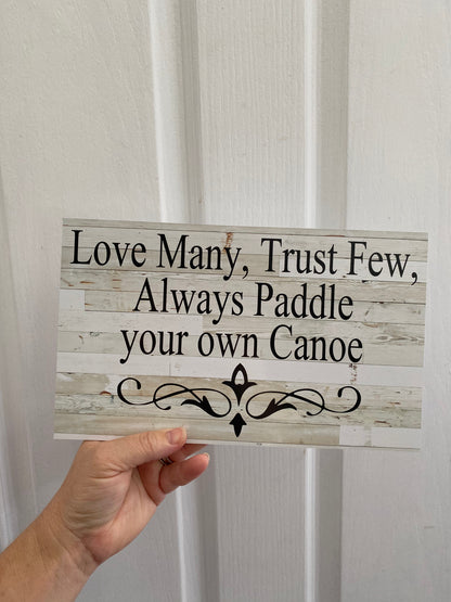 Custom White Wash Scroll Sign - Personalised Large Format Signage - Australian Made