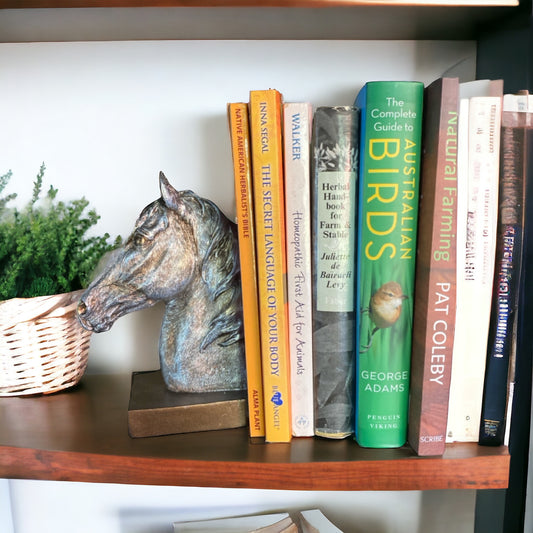 Book Ends Bookend Horse Head Single Country - The Renmy Store Homewares & Gifts 