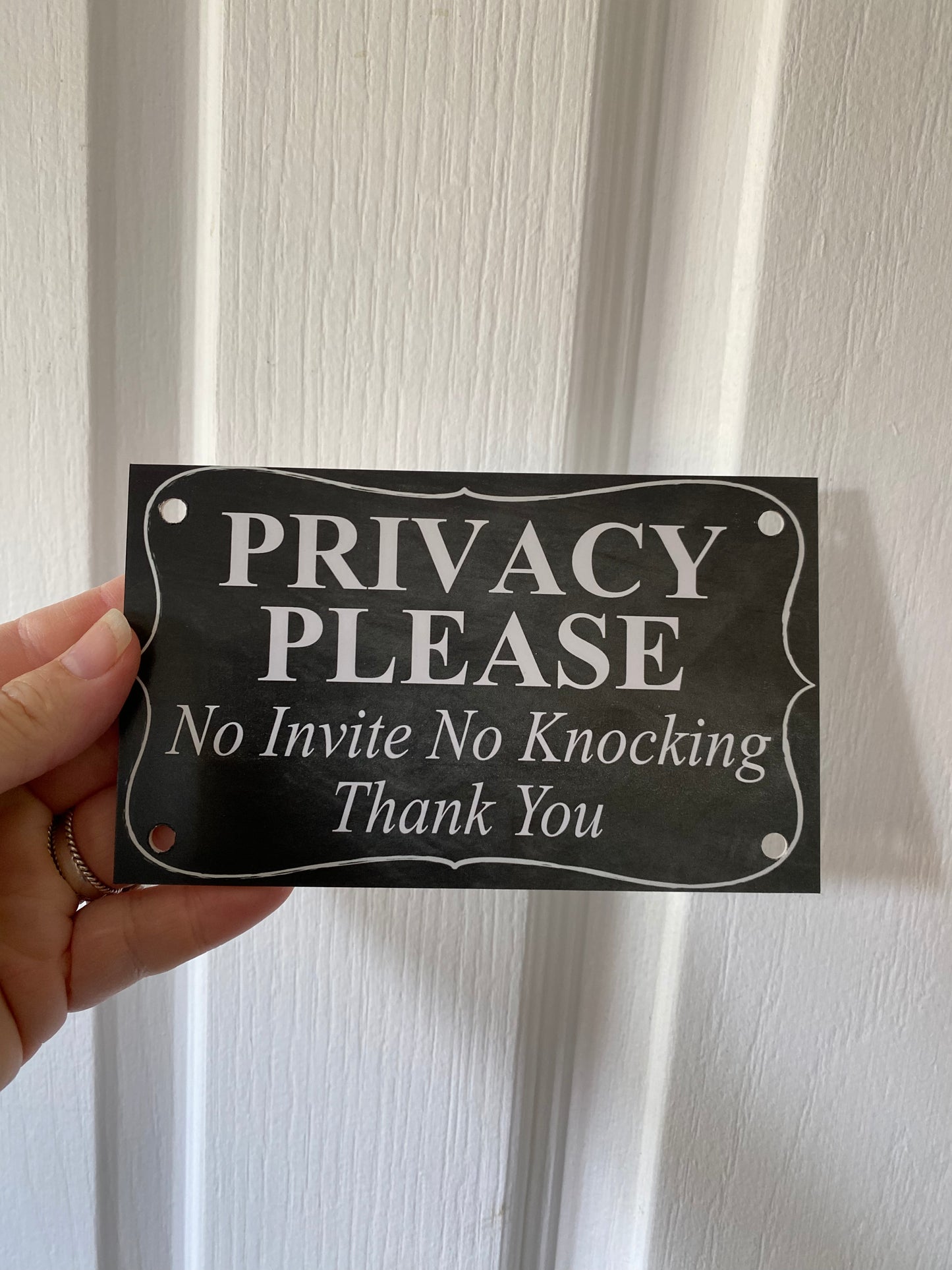 Private Property Invited Guests Only Sign - Aussie Made