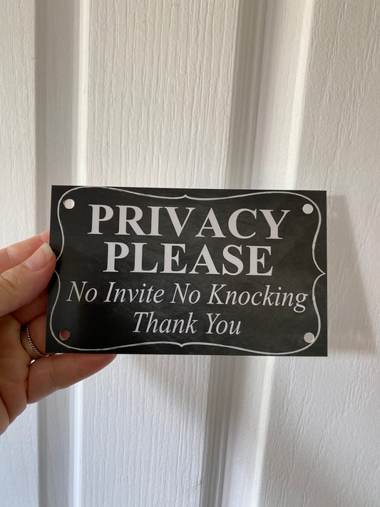 Private Property Invited Guests Only Sign - Aussie Made