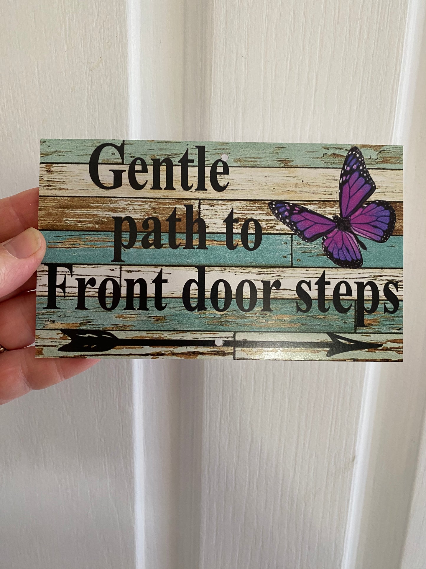 Custom Butterfly Garden Sign - Personalised Garden Signage - Australian Made