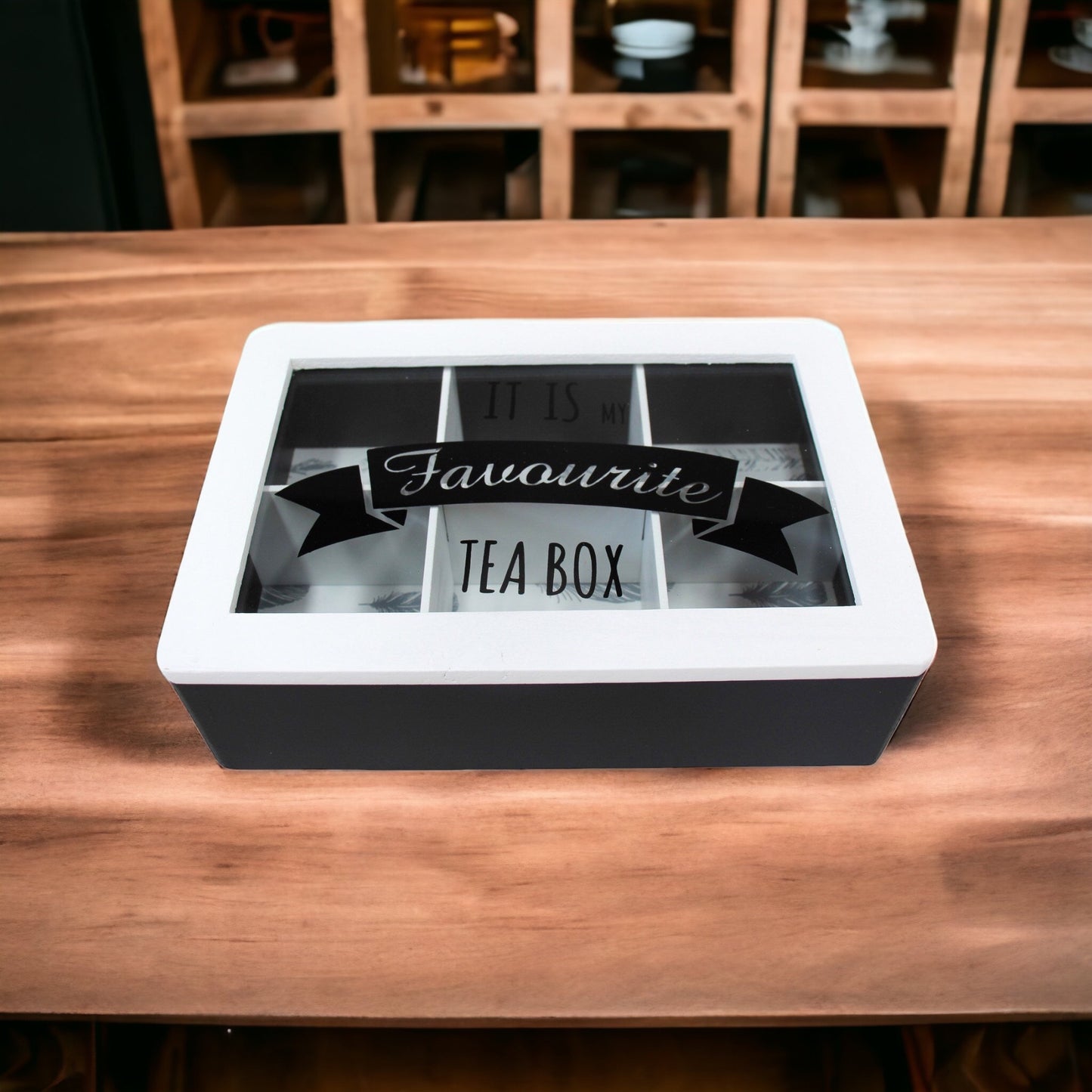 Tea Box Tea Favourites Vintage Black - The Renmy Store Homewares & Gifts 