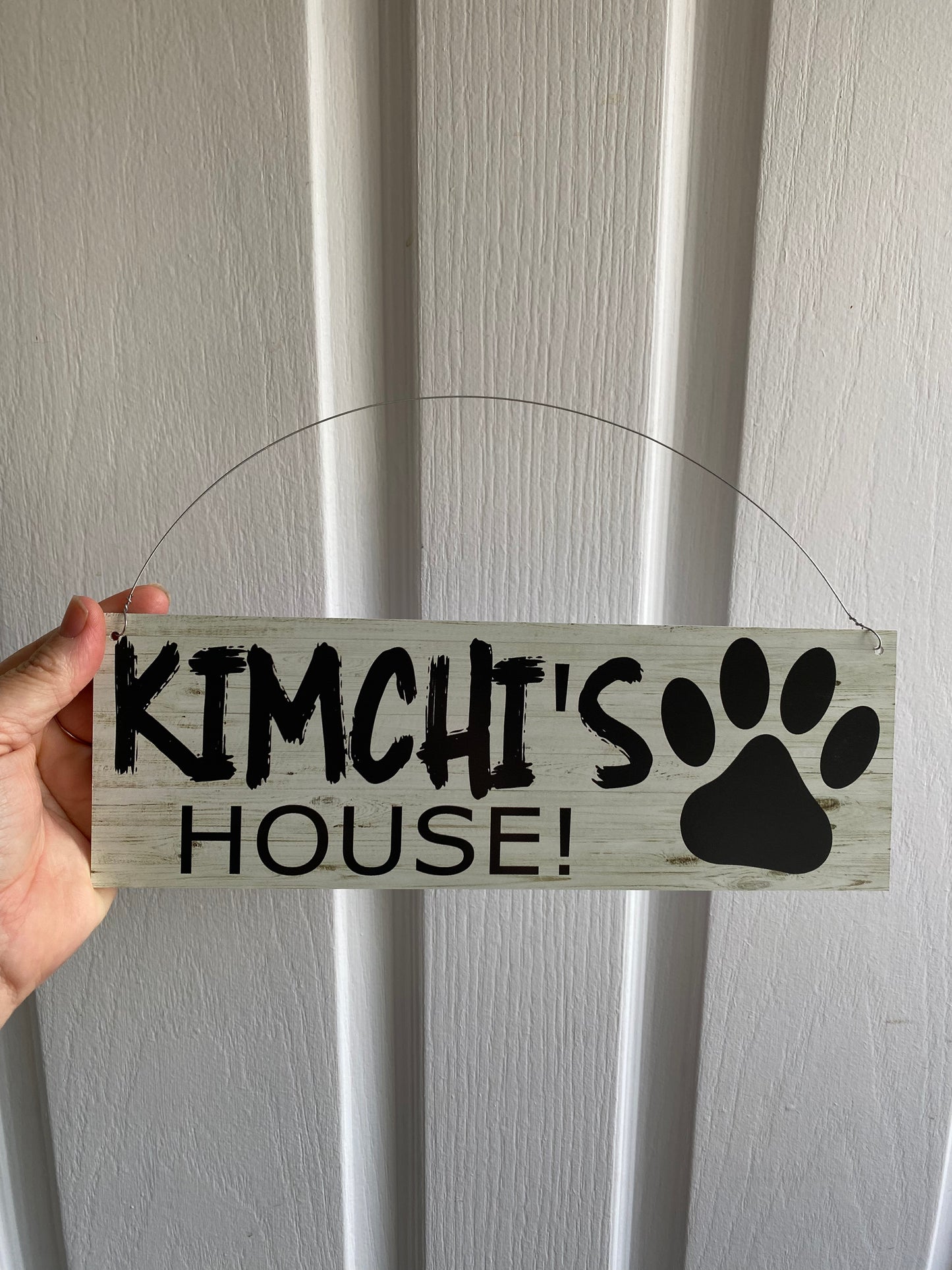 Custom Dog Kennel Sign - Personalised Pet Name Signage - Australian Made