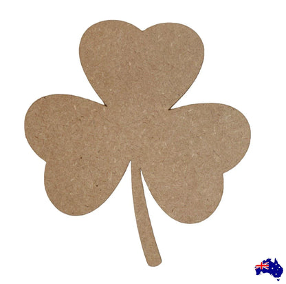 Shamrock Leaf Clover MDF Wooden Shape DIY Art Craft Decor - The Renmy Store Homewares & Gifts 
