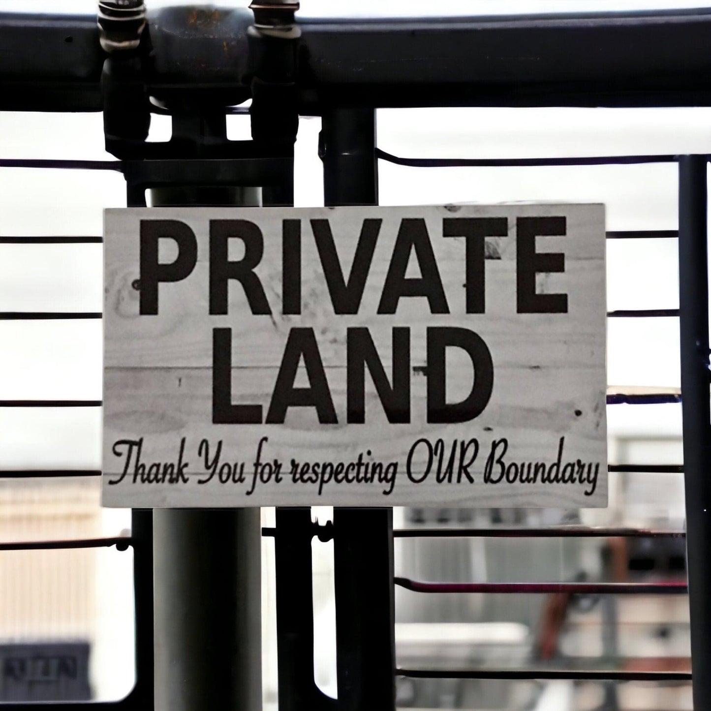 Private Land Property Sign - The Renmy Store Homewares & Gifts 