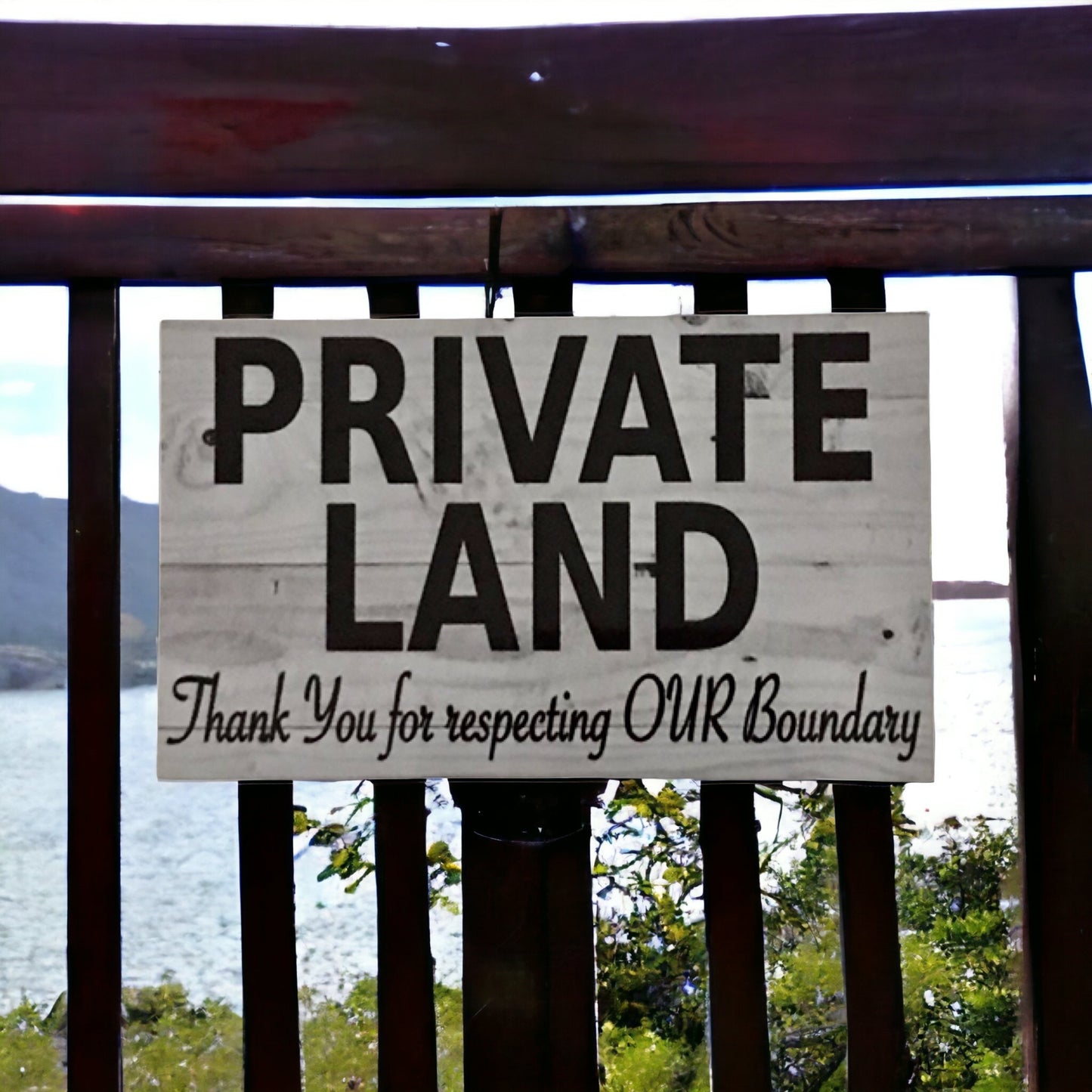 Private Land Property Sign - The Renmy Store Homewares & Gifts 