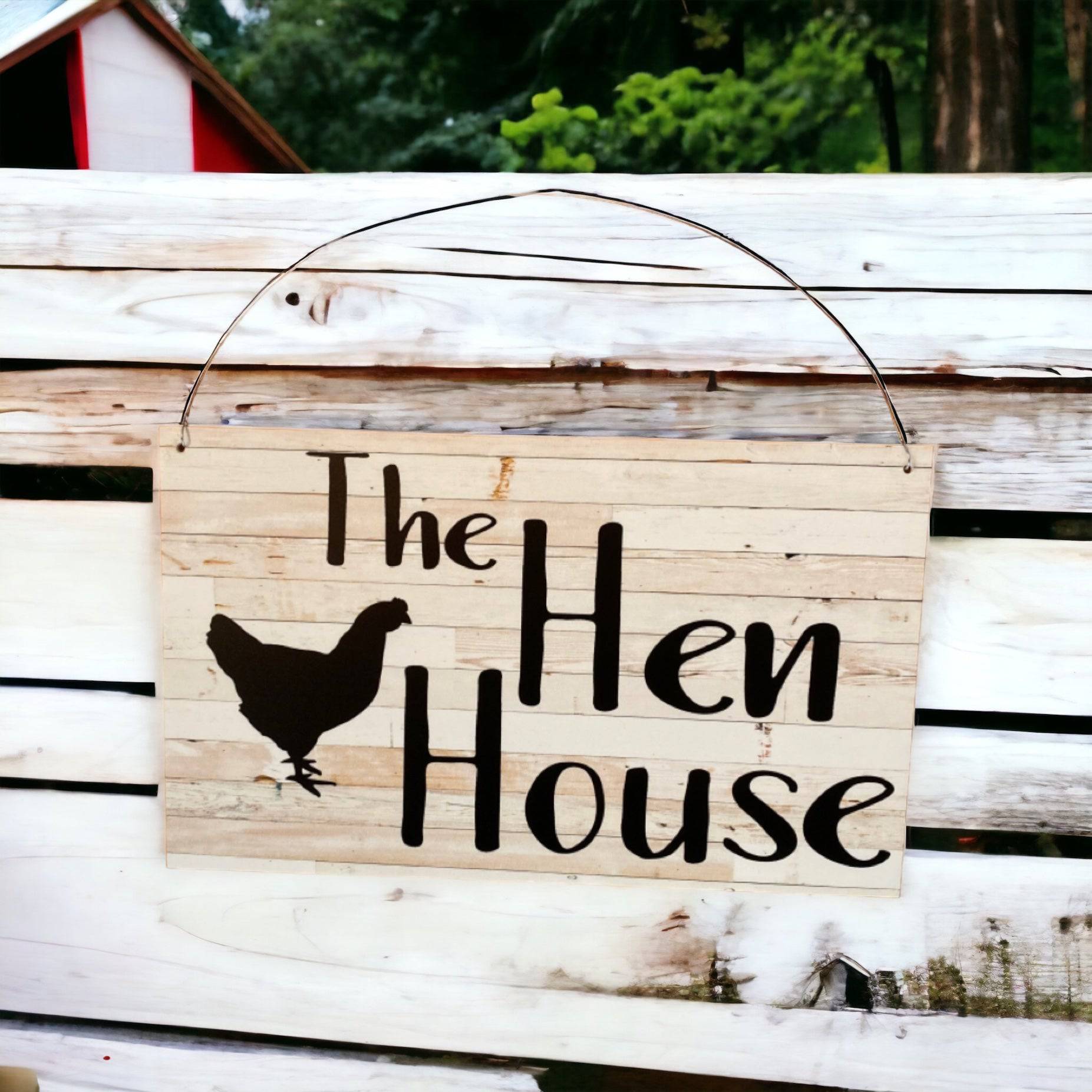 The Hen House Shabby Chic Sign - The Renmy Store Homewares & Gifts 