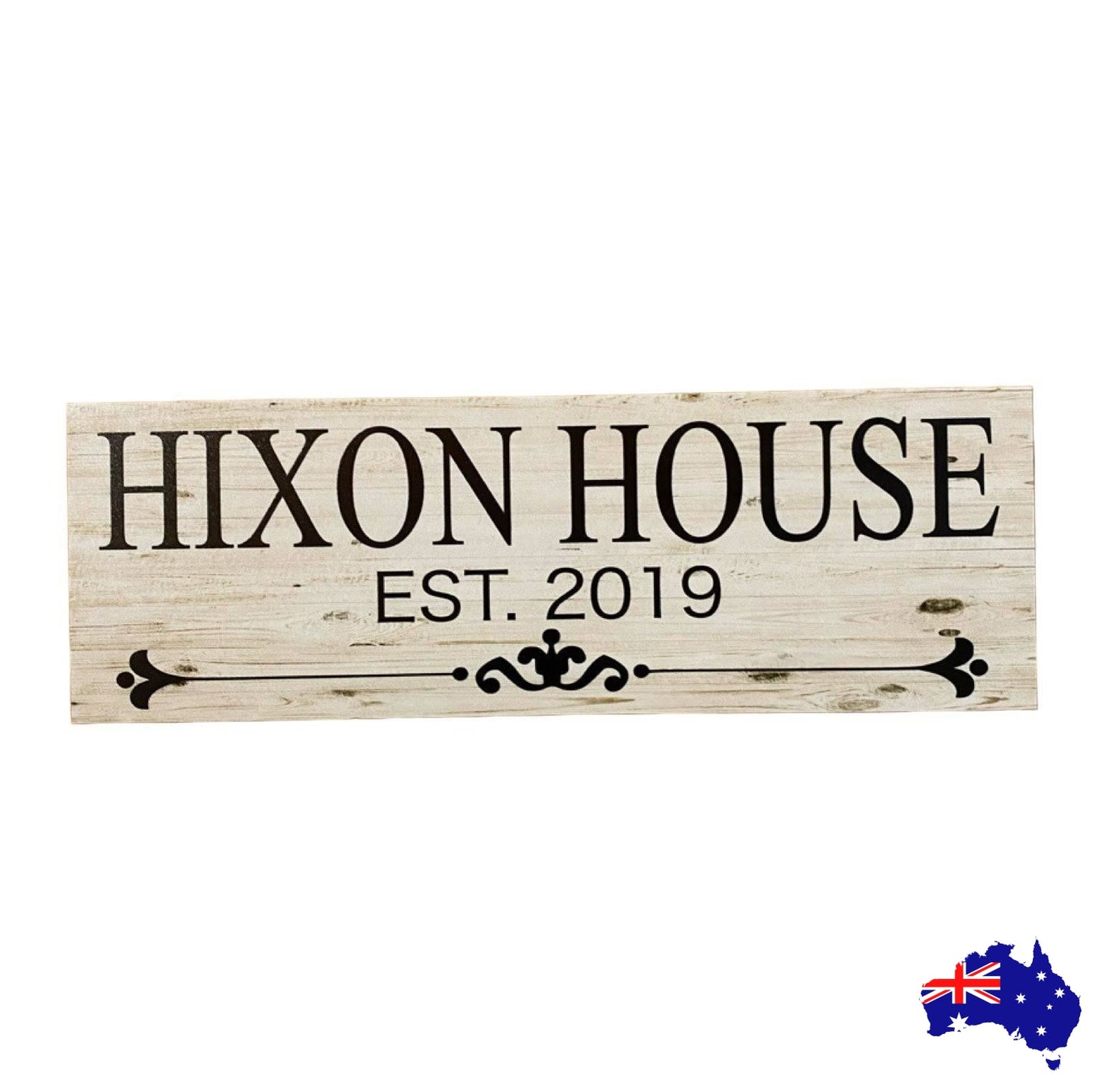 Residence House Surname Name Custom Personalised Sign - The Renmy Store Homewares & Gifts 